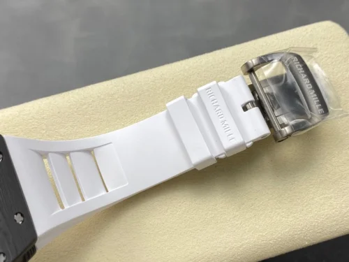 Custom RM055 NTPT APSF 1:1 Best Edition White Bezel Red Crown on Rubber Strap Custom Vaucher Movement - Image 3