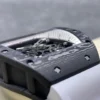 Custom RM055 NTPT APSF 1:1 Best Edition White Bezel Red Crown on Rubber Strap Custom Vaucher Movement - Image 4