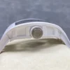 Custom RM055 White Ceramic APSF 1:1 Best Edition Black Bezel White Crown on Rubber Strap Custom Vaucher Movement - Image 9