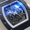 Custom RM055 NTPT APSF 1:1 Best Edition White Bezel White Crown on Rubber Strap Custom Vaucher Movement - Image 3