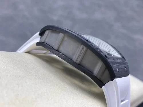 Custom RM055 NTPT APSF 1:1 Best Edition White Bezel White Crown on Rubber Strap Custom Vaucher Movement - Image 7