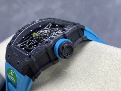 Custom RM035-02 NTPT PPMF 1:1 Best Edition Blue Crown on Nylon Strap Custom Vaucher Movement - Image 3