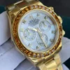 Daytona 116578SACO “Orange Sapphire” SONIC 1:1 Best Edition White Dial on RG Becelet SA4130 - Image 4