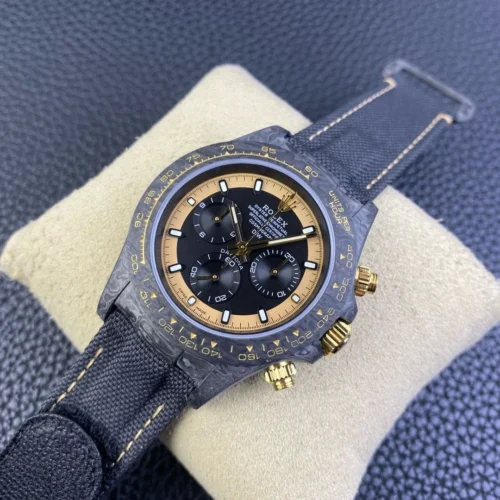Daytona DIW Carbon N6F 1:1 Best Edition Blue Dial on Black Nylon Strap DD4801 - Image 2
