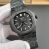 Nautilus 5711 DIW Carbon DIWF 1:1 Best Edition Carbon Blue Dial On Carbon Bracelet 324CS - Image 2