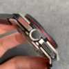 Big Bang Ferrari Titanium HBBF 1:1 Best Edition Carbon Fiber Bezel on Black Leather Strap A1241 - Image 4