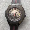 Big Bang Ferrari Speciale Ceramic HBBF 1:1 Best Edition on Red Gummy Strap A1241 - Image 7