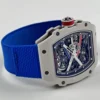 Custom Made RM67-02 White NTPT France Dial on Blue Nylon strap CRMA7 Super Clone - Image 3