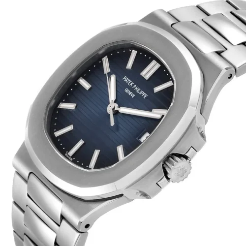 Nautilus 5711/1A SS VAF 1:1 Best Edition Old Version Blue Textured Dial On SS Bracelet Super Clone 324 - Image 3