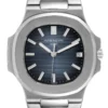 Nautilus 5711/1A SS VAF 1:1 Best Edition Old Version Blue Textured Dial On SS Bracelet Super Clone 324 - Image 2