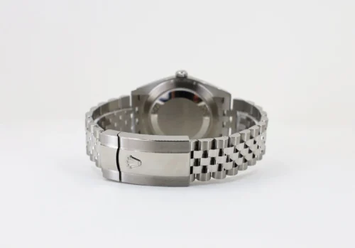 DateJust 41 126334 QF 1:1 Best Edition 904L Steel White Stick Dial on Jubilee Bracelet QF3235 (149g) - Image 7