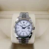 DateJust 41 126334 QF 1:1 Best Edition 904L Steel White Stick Dial on Jubilee Bracelet QF3235 (149g) - Image 2
