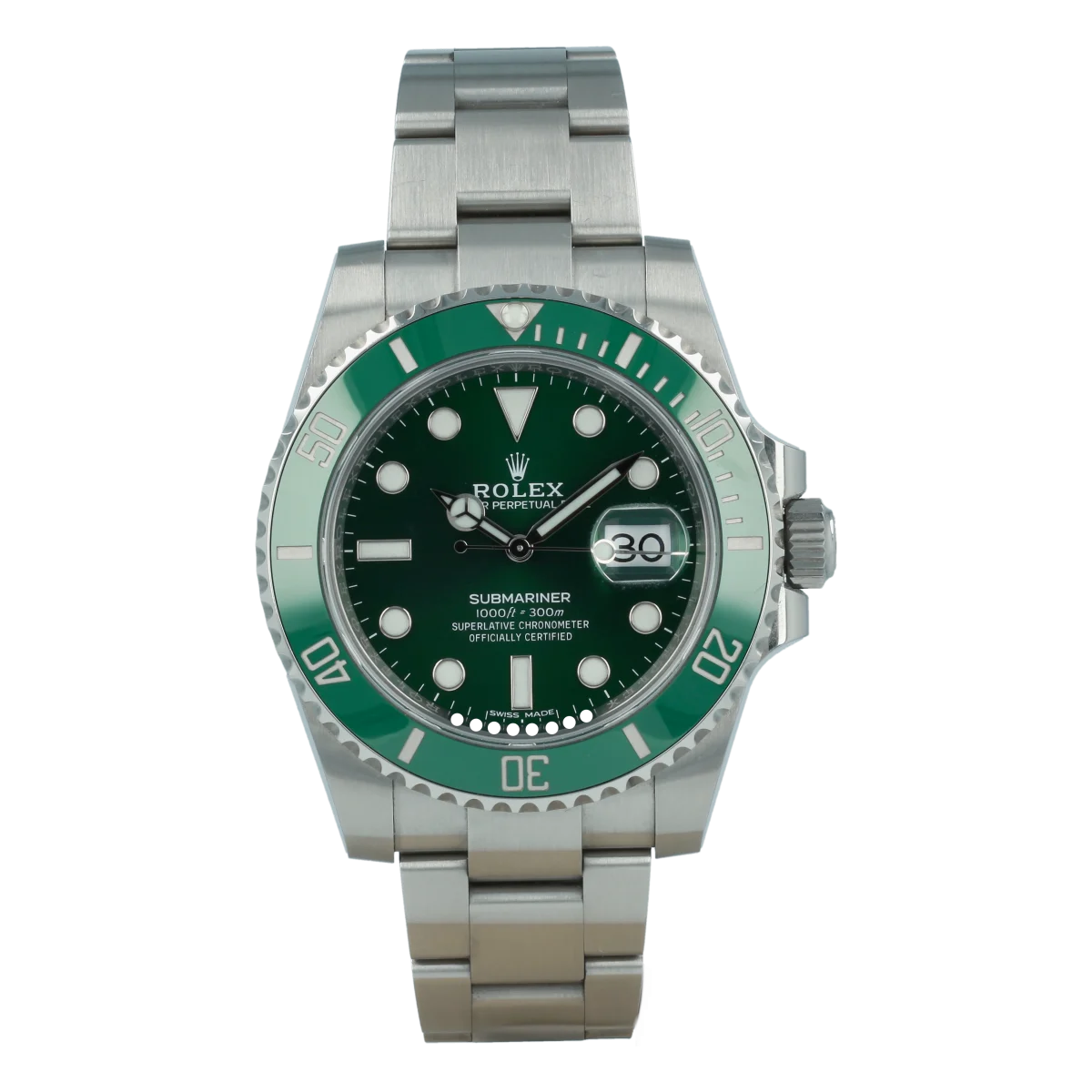 Submariner 116610LV ‘Hulk’ Green Ceramic