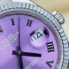 Rolex DateJust 126234 Super Clone with Purple Dial - Image 7