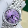Rolex DateJust 126234 Super Clone with Purple Dial - Image 4