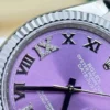 Rolex DateJust 126234 Super Clone with Purple Dial - Image 6