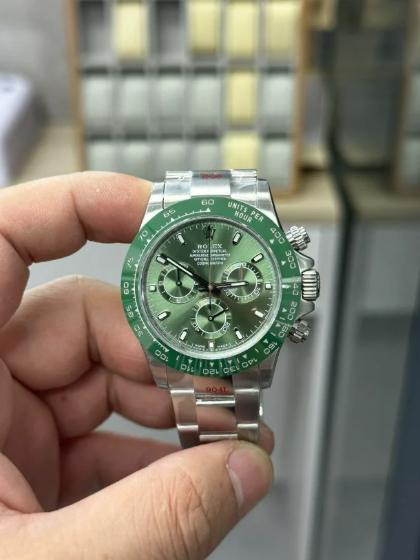 New Rolex Daytona with 4130 Movement - Green Dial