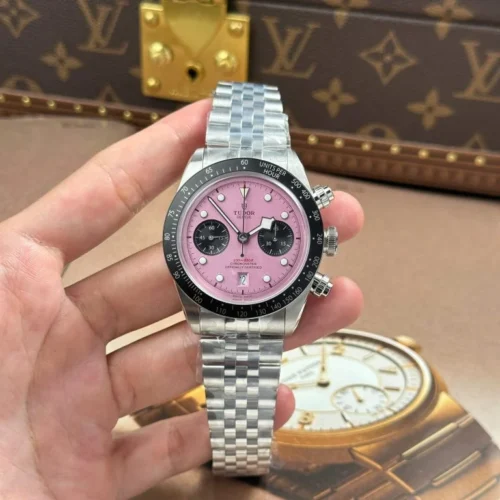 Tudor Black Bay Chronograph Pink Dial Super Clone