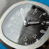 Aquanaut 5168G 42mm SS 3KF 1:1 Best Edition Black Dial on Light Blue Rubber Strap A324 V2 - Image 4