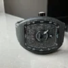 Franck Muller Vanguard Automatic Carbon Black/Green Carbon Dial on Black Nylon/Rubber Strap NH35A - Image 3