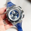 Royal Oak Offshore Rubens Barrichello Ii 26078PO Blue Dial Blue leather Strap