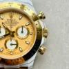 Rolex Daytona DIW White Carbon/YG DIWF Best Edition Gold Dial on Black Nylon Strap A7750 - Image 2