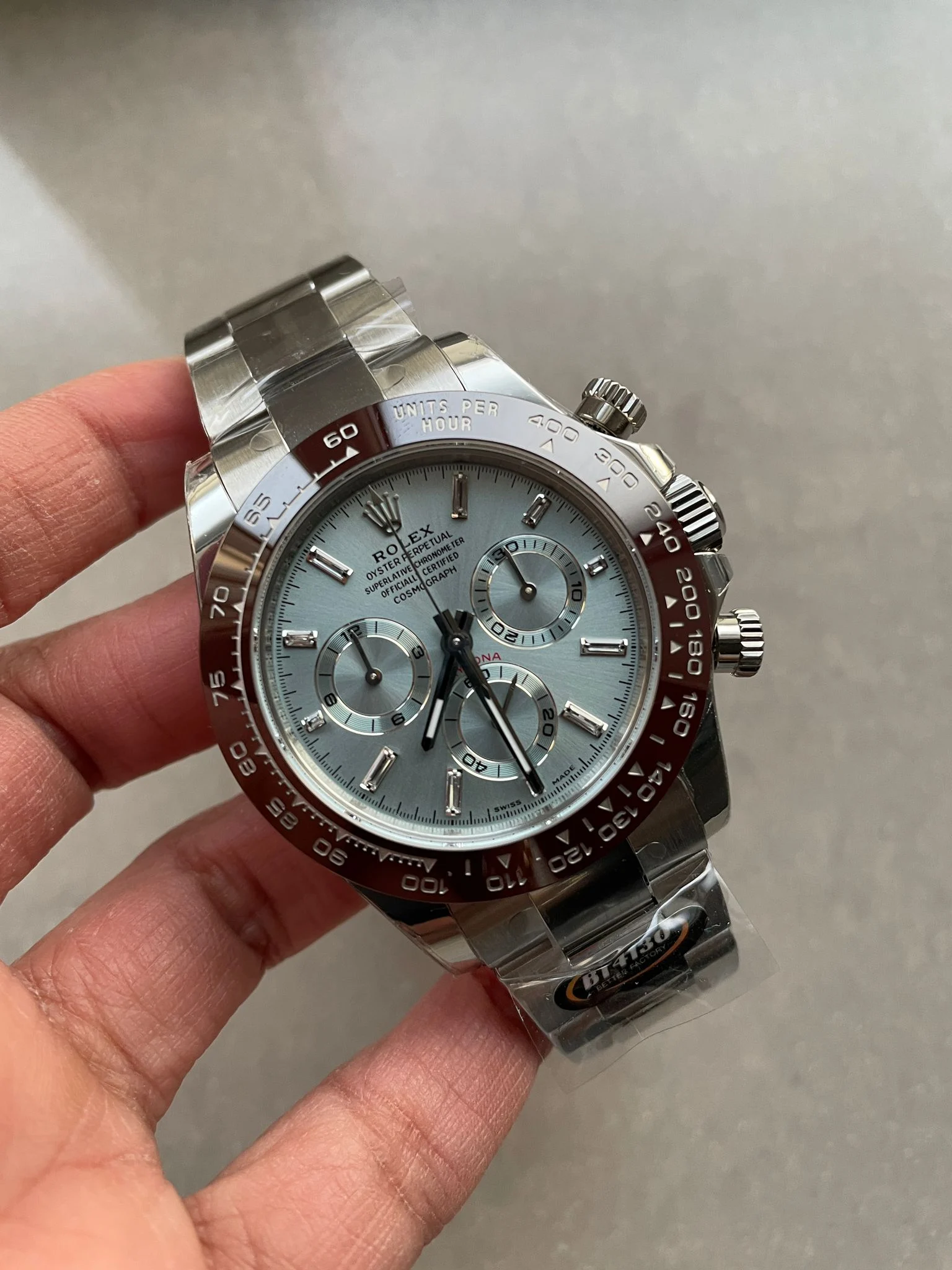 Rolex Daytona 116506 Brown Ceramic BTF 1:1 Best Edition Ice Blue