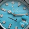 Rolex Submariner Sandblasted DIWF Best Edition Carbon Bezel Tiffany Blue Dial Dial on SS Bracelet VR3135 - Image 2