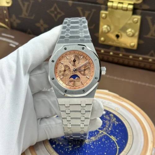 Audemars Piguet Royal Oak Perpetual Calendar 26615TI Salmon Dial 41mm