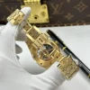 Audemars Piguet Royal Oak Openworked Frosted 15412 Case Yellow Bezel Stone Baguette 41mm - Image 9