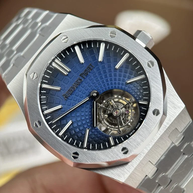 Audemars Piguet Royal Oak Selfwinding Flying Tourbillon 26530ST Smoke Blue Dial 41mm - Image 3