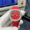 Patek Philippe Aquanaut 5268G Red Dial Rubber Strap PPF Factory 38.8mm