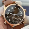 Patek Philippe Calatrava Pilot Travel Time 5524R Brown Dial Leather Strap 42mm - Image 3