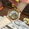 Patek Philippe Nautilus 5712R Gray Dial Leather Strap Engraving Machine 40mm - Image 9