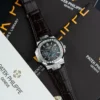 Patek Philippe Nautilus 5740 Gray Dial Automatic Movement Leather Strap 40mm