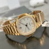 Patek Philippe Nautilus 7118 White Dial Bezel Moissanite Diamonds 35.2mm - Image 2