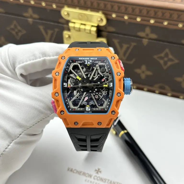 Richard Mille RM35-03 Rafael Nadal Salmon Case Quartz TPT 43.2x50mm