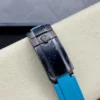 Rolex Daytona By Blaken Skeleton Dial Rubber Strap Cyan 40mm - Image 9