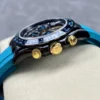 Rolex Daytona By Blaken Skeleton Dial Rubber Strap Cyan 40mm - Image 7