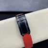 Rolex Daytona By Blaken Imitation Watch Skeleton Dial Rubber Strap Red 40mm - Image 8