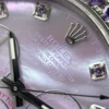 Rolex Daytona Mother Of Pearl Purple Dial Bezel Stone CZ 40mm - Image 6