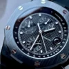 Royal Oak Offshore Chronograph CER Black Dial on Rubber Strap APF A3126 Mod - Image 3