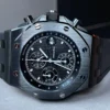 Royal Oak Offshore Chronograph CER Black Dial on Rubber Strap APF A3126 Mod - Image 6