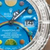 Rolex Submariner Phantomlab Transparent 5GF Best Edition Blue Fruit Dial on White Rubber Strap VR3135 - Image 4