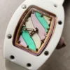 Richard Mille RM07-03 Candy Watch OXF Best Edition Colourful Dial on White Rubber Strap MIYOTA 6T51 - Image 3