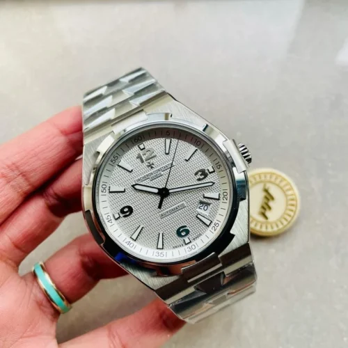 Vacheron Constantin  Overseas 47040 SS PPF 1:1 Best Edition White dial on SS Bracelet A1226