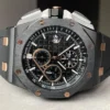 Royal Oak Offshore Chronograph CER Black Dial on Rubber Strap APF A3126 Mod - Image 5