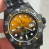 Submariner DIW DLC VSF 1:1 Best Edition Black/Orange Dial on DLC Bracelet VS3135 - Image 2
