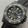 Submariner DIW Carbon VSF 1:1 Best Edition Black/Yellow Dial on Black Nylon Strap VS3135 - Image 5