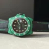 Submariner DIW Green Carbon VSF 1:1 Best Edition Black Dial on Black Nylon Strap VS3135 - Image 10